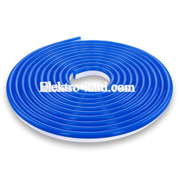 Светодиодная лента NEON 12В JL 2835-120 R IP65 синяя, герметичная, 1м